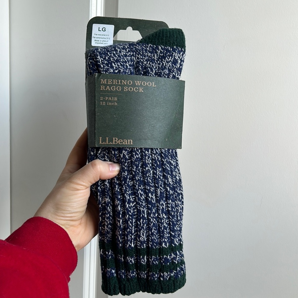 NWT LL Bean Wool Socks